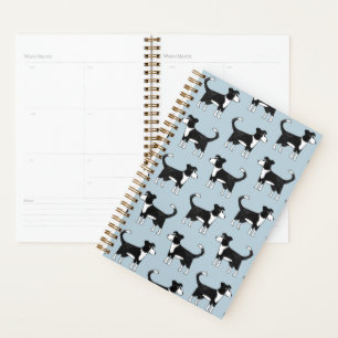 Welsh Border Collie Sheepdog Cute Pattern Planner