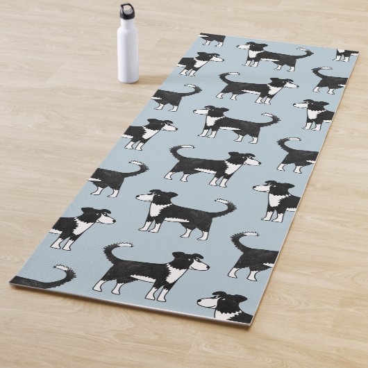 Welsh Border Collie Sheepdog Pattern Yogamat (In situ)