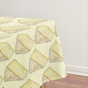 Welsh Caerphilly Cheese Wedge Food Wales UK Tafelkleed