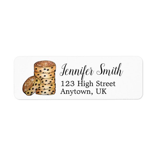 Welsh Cakes Welshcakes Bakestones UK Etiket (Voorkant)