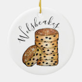 Welsh Cakes Welshcakes Bakestones UK Keramisch Ornament (Achterkant)