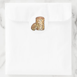 Welsh Cakes Welshcakes Bakestones UK Ronde Sticker