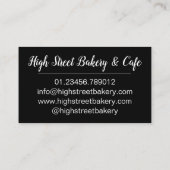 Welsh Cakes Welshcakes Bakestones UK Visitekaartje (Achterkant)