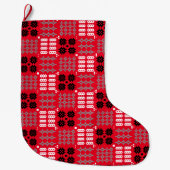 Welsh Carthen Blanket Tapestry Design Large Christ Grote Kerstsok (Voorkant)