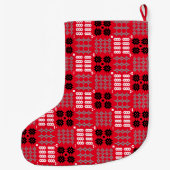 Welsh Carthen Blanket Tapestry Design Large Christ Grote Kerstsok (Achterkant)