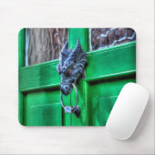 Welsh Cast Iron Dragon Head Deurklopker Muismat (Met muis)