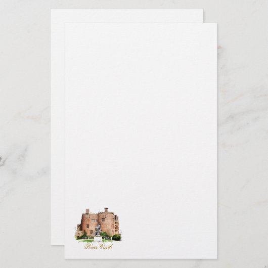 WELSH CASTLES BRIEFPAPIER (Voorkant / Achterkant)