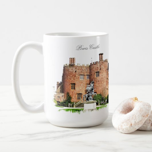 WELSH CASTLES COFFEE MOK (Met donut)