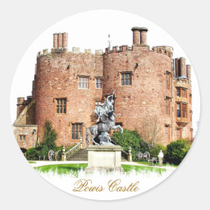 WELSH CASTLES RONDE STICKER