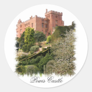 WELSH CASTLES RONDE STICKER