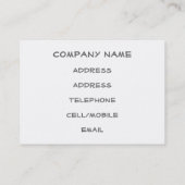 WELSH CASTLES VISITEKAARTJE (Achterkant)