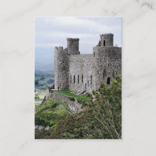 WELSH CASTLES VISITEKAARTJE (Voorkant)
