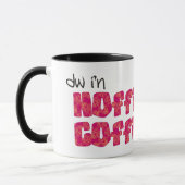 Welsh Coffee Mok: Hoffi Coffi, roze en Sinaasappel Mok (Links)