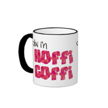 Welsh Coffee Mok: Hoffi Coffi, roze en Sinaasappel