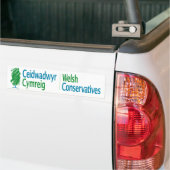 Welsh Conservatives Ceidwadwyr Cymreig Bumpersticker (Op Truck)