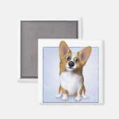 Welsh Corgi 2 Magneet (Voorkant / Achterkant)