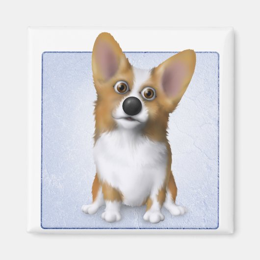 Welsh Corgi 2 Magneet (Voorkant)