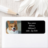 Welsh Corgi Adresetiketten Etiket (Insitu)