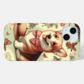 Welsh Corgi Cardigan illustratie Case-Mate iPhone Case (Achterkant (horizontaal))