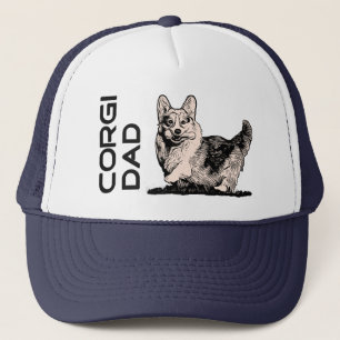 Welsh Corgi Dad Pet Trucker Hat