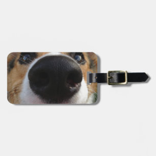 Welsh Corgi Dog Nose Collectie Bagagelabel