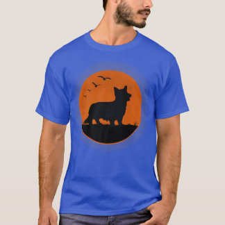 Welsh Corgi Dog Retro1583 T-shirt