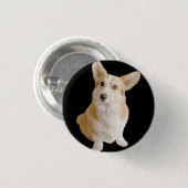 Welsh Corgi Dog Ronde Button 3,2 Cm (Voorkant /achterkant)
