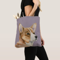 Welsh Corgi Dog Waterverf Painting