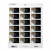 Welsh Corgi Étiquettes d'expédition (Feuille entière)
