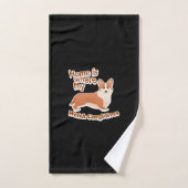 Welsh Corgi Home (Serviette à main)