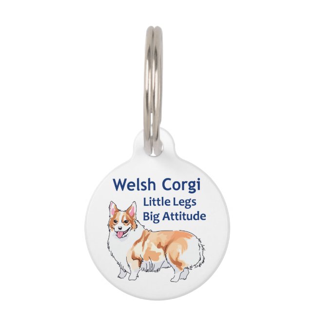 Welsh Corgi Huisdierpenning (Voorkant)