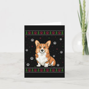 Welsh Corgi Kersttrui Xmas Huisdier Hond Kaart