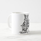 Welsh Corgi Koffiemok (Voorkant links)