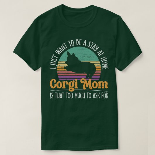 Welsh Corgi mama Hondenliefhebber Puppy Owner Corg T-shirt (Design voorkant)