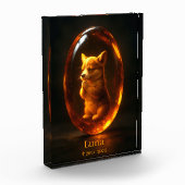 Welsh Corgi Memorial Photo Block Fotoblokken (Links)