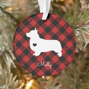 Welsh Corgi Nom du chien prélevé de Noël
