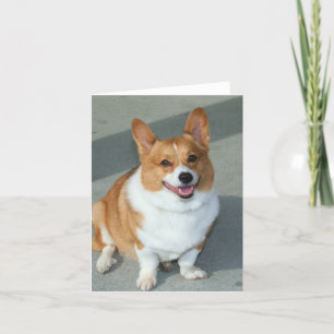 Welsh Corgi notecard Kaart