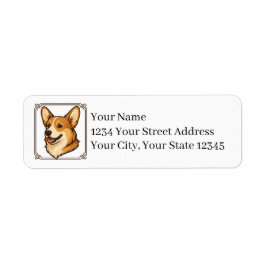 Welsh Corgi Return Address Labels
