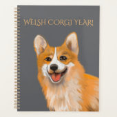 WELSH CORGI TEKENING PLANNER (Voorkant)