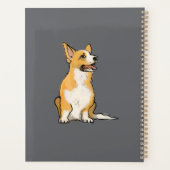 WELSH CORGI TEKENING PLANNER (Achterkant)