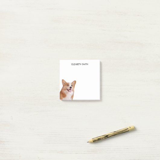 Welsh    CorgiDog Post-it® Notes (Op bureau)