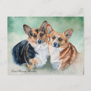 WELSH CORGIES BRIEFKAART