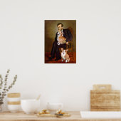 Welsh Corgis Pembroke - two - Lincoln Poster (Keuken)