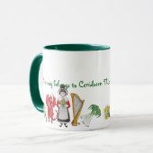 Welsh Costume, Emblemen, Koffie-Mok om je te perso Mok (Voorkant links)