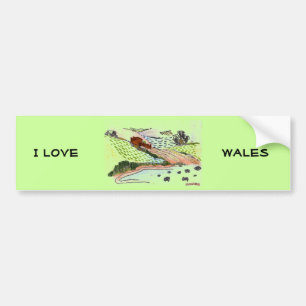 Welsh Countryside Bumpersticker