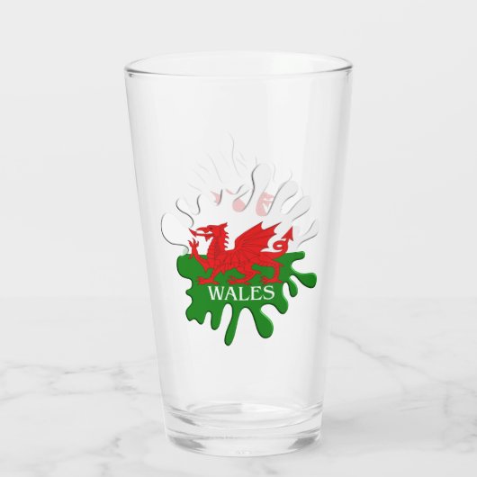 Welsh Cymru Flag Glas (Achterkant)