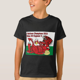 Welsh Dragon, 6 Nations Champions, Wales/England T-shirt