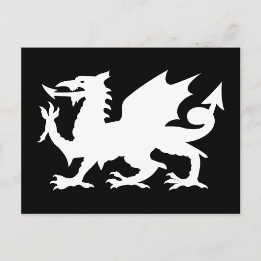 Welsh Dragon Briefkaart (Voorkant)