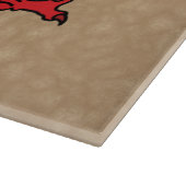 Welsh Dragon Custom Name and Monogram Snijplank (Hoek)