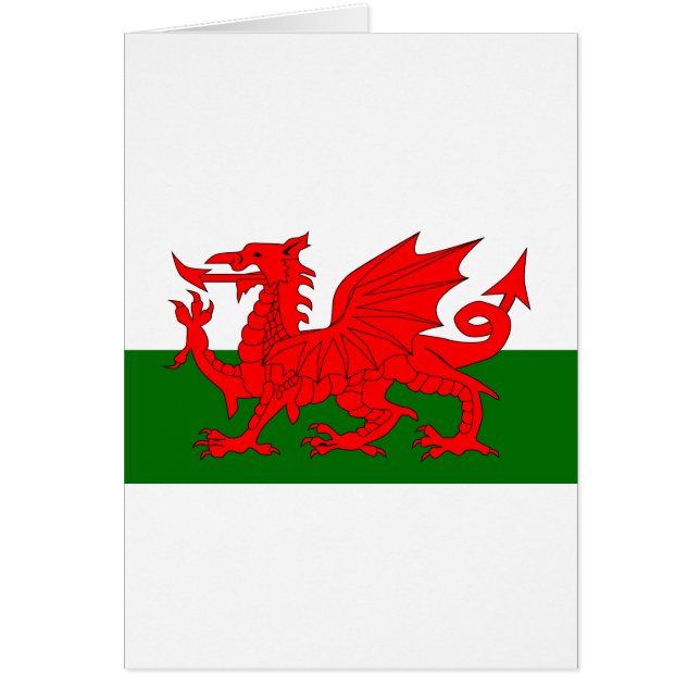 Welsh Dragon Flag (Voorkant)